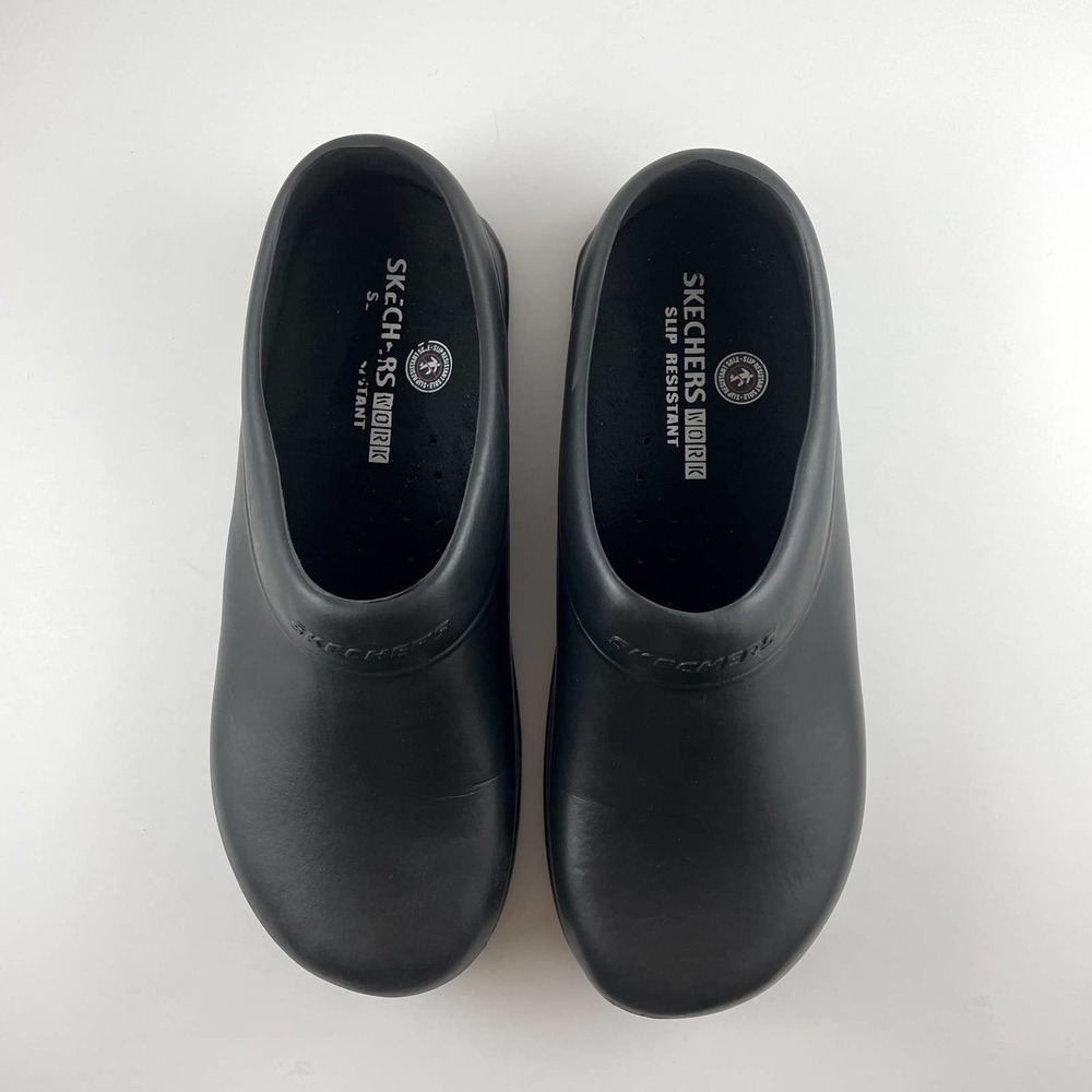 Skechers Men’s Work Slip-on Slip Resistant  Casual Clog - Picture 10 of 10